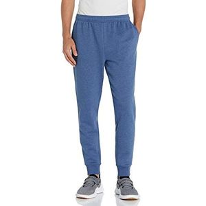 Amazon Essentials Fleece joggingbroek voor heren, blauw gemêleerd, maat M