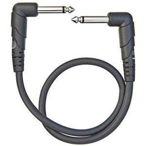 Planet Waves PW-CGTPRA-01 Classics haakse patchkabel, 30 cm, zwart