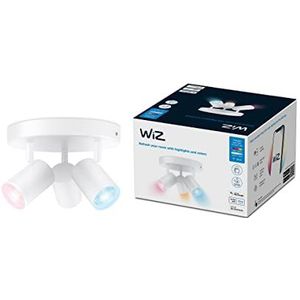 WiZ IMAGEO led-spots wifi kleur, 3 x 5 W, wit, werkt met Alexa, Google Assistant en Apple HomeKit