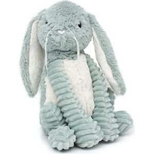 Les Déglingos - Toudou het konijn mint - Les PTIPOTOS - zachte knuffel voor baby's - pluche baby - cadeau voor de geboorte 74001
