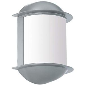 EGLO ISOBA Wandlamp, gegoten aluminium, 16 x 10,5 x 22 cm, zilverkleurig