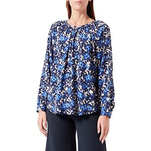 Seidensticker Dames blouse mode blouse regular fit slim fit blouse blouse overhemd gemakkelijk te strijken lange mouwen ivoor 46, Ivoor