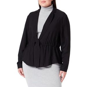 Taifun 330321-11159 Blazer voor dames, zwart.