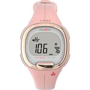 Timex Ironman Digitaal dameshorloge met activiteitstracker en hartslag, 33 mm, roze, Ironman Transit T10, Roze, Ironman Transit T10