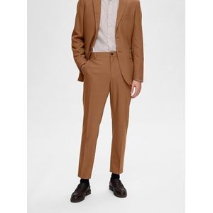 Selected Homme Pantalon de costume pour homme Slhslim-Neil TRS B Noos, Brownie, 60