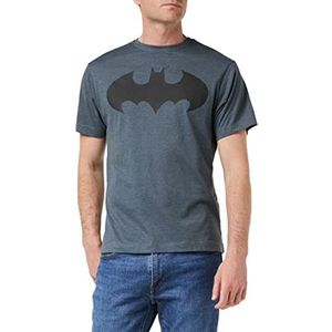 DC Comics Batman Mono T-shirt voor heren, donkergrijs gemêleerd