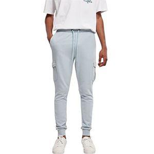 Urban Classics Fitted Cargo Sweatpants Heren, Zomerblue