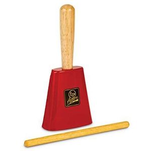 Latin Percussion Aspire EZ-Grip Bell 3 1/2 inch met racket, rood