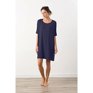 Susa Tanitex Lounge Jurk Dames hemd, Marineblauw, L, Marinier