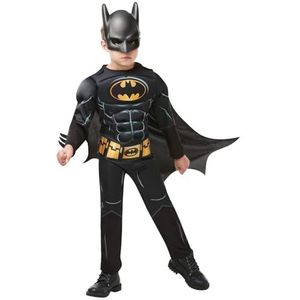 Rubie's 300002-L 330002 Black Core Batman Deluxe - Child kostuum, zwart, L