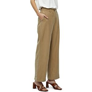 Peppercorn Pantalon large taille haute FEBE pour femme, Sable tanin, 40