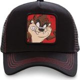 Capslab Taz Trucker Cap Looney Tunes, zwart, één maat, zwart.