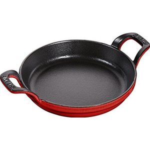 STAUB Stapelbare ovenschaal van gietijzer, rond, Ø 16 cm, 0,40 l, kersen