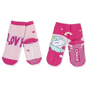 Chicco Set antislip sokken, uniseks, kinderen, Roze