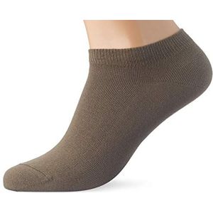ESPRIT Basic Uni sokken, heren, katoen, wit, zwart, meer kleuren, lage sokken, dun, zomer, zonder motief, 2 paar, groen (Thyme 7821)