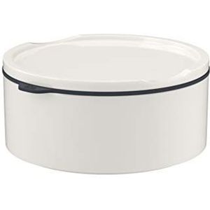 like by Villeroy & Boch group ToGo & ToStay 10-4869-9410 lunchbox van hoogwaardig porselein, rond, 13 x 6 cm, wit