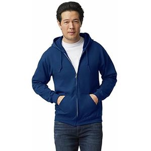 Gildan Fleece Zip Hooded Sweatshirt, Style G18600, Hoodie,, Marinier
