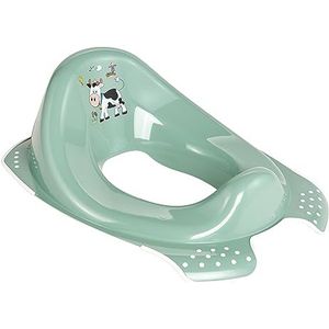 Keeeper Funny Farm toiletbril voor baby's, van 18 maanden tot 4 jaar, antislip, Ewa, Nordic Green