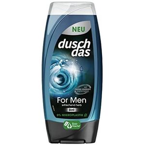 Duschdas For Men douchegel Fresh Energy geur voor een verfrissende start van de dag, 225 ml, 6 stuks