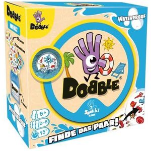 asmodee Zygomatic Asmodee Dobble Waterproof | Eco-Sleeves | Familiespel | Kaartspel | 2-8 spelers | vanaf 6 jaar | 15 minuten | Duits