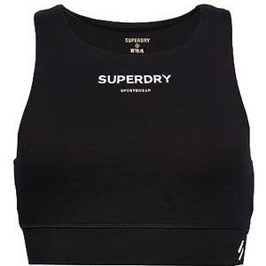 Superdry Code Core Sport Bra Top Dameshemd, zwart, 44, zwart.