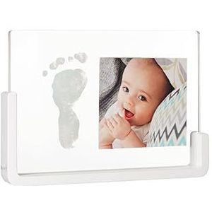 Baby Art Design fotolijst voor babyvoeten - met extra foto of foto, mooi cadeau of aandenken, transparant