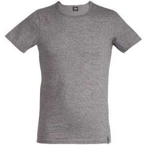 JBS T-shirt voor heren, ronde hals, Dess. 150, zwart, label, grijs, L, 15002201-150
