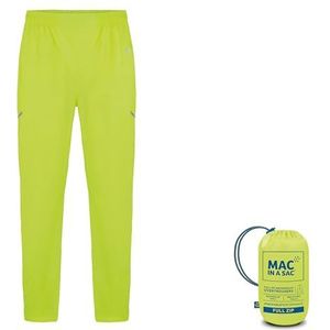 Mac in a Sac Origin II waterdichte overbroek met doorlopende ritssluiting, waterdichte overbroek voor heren