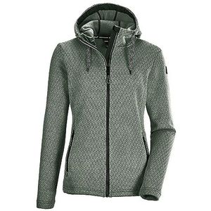 Killtec Kow 135 Wmn Jckt fleecejack met capuchon voor dames, Groen