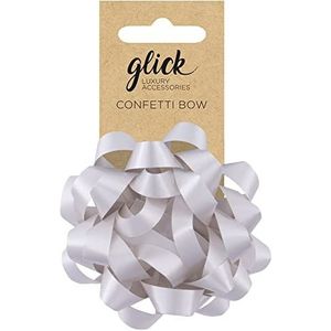 Zilveren confettistrik voor het verpakken van geschenken, zilveren confetti om te knutselen