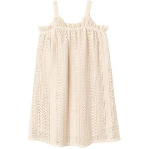 NAME IT Nkfhisilka Strap Dress zomerjurk voor meisjes (1 stuk), Beige