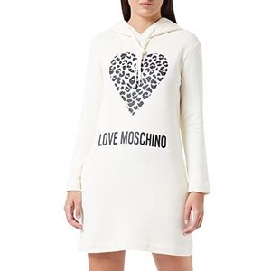 Love Moschino dames jurk, Crème