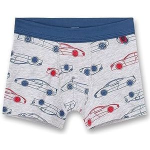 Sanetta Grijze Caleon boxershorts voor meisjes, lichtgrijs gemêleerd