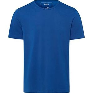 BRAX Tony single jersey T-shirt voor heren, Kobalt