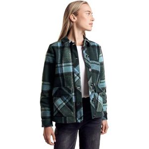 STREET ONE Veste courte pour femme A212241, vert chasseur, 42, vert sapin, 44