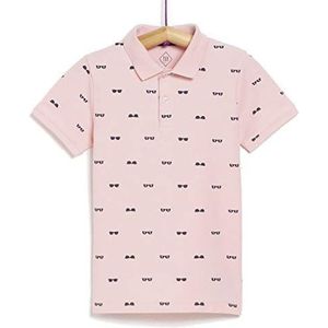 TEX - Poloshirt met korte mouwen voor kinderen, Lichtroze