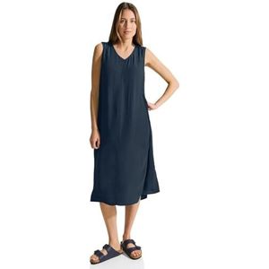 Cecil B144068 zomerjurk met textuur voor dames, Donker petrol blauw