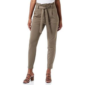 VERO MODA Vmlucca Hr Paperbag Pantalon pour femme, Taupe, M / 34L