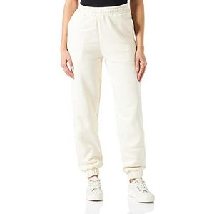 Urban Classics Dames Organic High Waist Sweat Pants, Whitesand