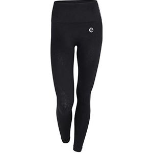 STARK SOUL Sportlegging met hoge taille voor dames, zwart, groen, melange, maten S, M, L, XL, zwart.