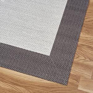 Estores Basic - Hoogwaardig, antislip en duurzaam vinyl tapijt, voor binnen en buiten, lood, 120 x 180 cm