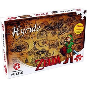 Winning Moves Puzzel Zelda Hyrule, 500 stuks, gezelschapsspel