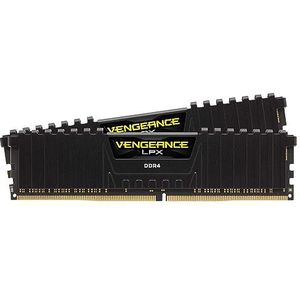 Corsair Vengeance DDR4 2400 MHz C19 XMP 2.0 High Performance Desktop werkgeheugen Kit 2 x 32 GB zwart