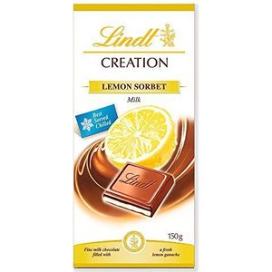 Lindt – Reep citroen geslagen creatie – melkchocolade 150 g