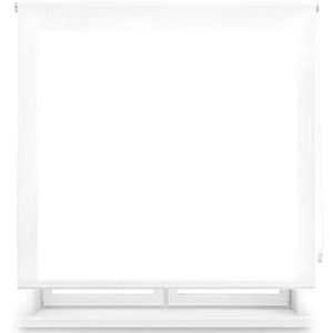 Rolgordijndecor Ara Rolgordijn doorschijnend glad wit 100 x 250 cm (breedte hoogte) | Afmetingen van de stof 97 x 245 cm | Raamrolgordijn