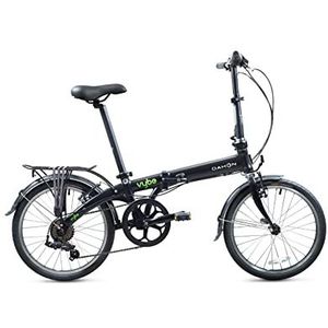 Dahon Vybe D7 Opvouwbare fiets voor volwassenen, uniseks, zwart, 145-185 cm