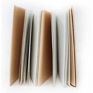 Artway Tree Free schetsboek, accordeon, beige, 16 x 12 cm, wit katoenpapier, 120 g/m²