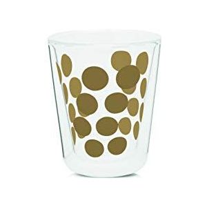 Zak!Designs Koffieglas, glas, goud, 20 ml