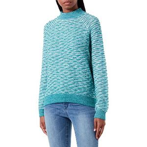 Q/S designed by - s.Oliver Dames sweatshirt, blauw/groen, XXL, Blauw/Groen