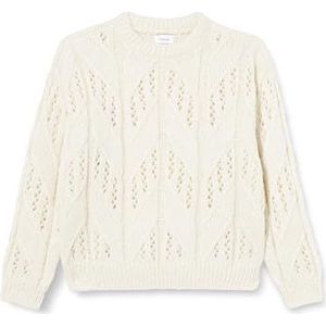 Vero Moda Vmblueberry Ls Ga Girl Noos Pull en tricot pour femme, bouleau, 48-50